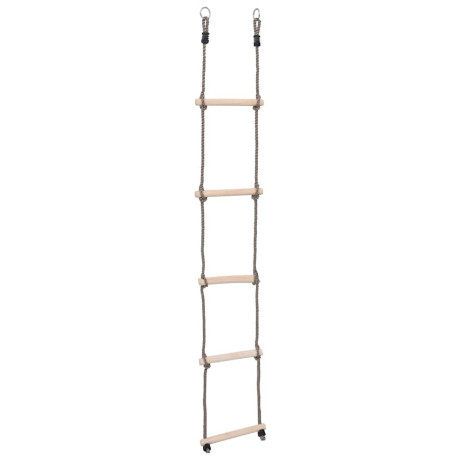 vidaXL Ladder met 5 sporten 210 cm massief grenenhout afbeelding3 - 1