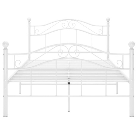 vidaXL Bedframe metaal wit 120x200 cm afbeelding3 - 1