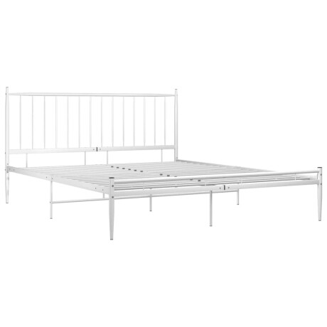vidaXL Bedframe metaal wit 180x200 cm afbeelding3 - 1