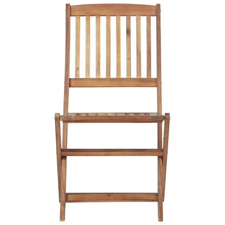 vidaXL Tuinstoelen 4 st inklapbaar massief acaciahout afbeelding3 - 1