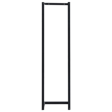 vidaXL Handdoekenrek 25x20x95 cm ijzer zwart afbeelding3 - 1