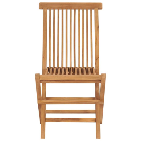 vidaXL Tuinstoelen 2 st inklapbaar massief teakhout afbeelding3 - 1