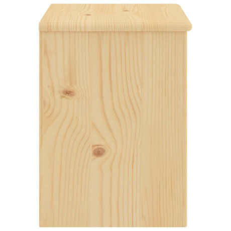 vidaXL Nachtkastje 35x30x40 cm massief grenenhout naturel afbeelding3 - 1