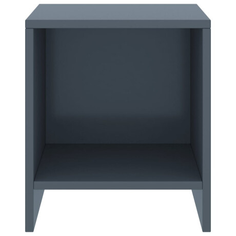 vidaXL Nachtkastjes 2 st 35x30x40 cm massief grenenhout lichtgrijs afbeelding3 - 1