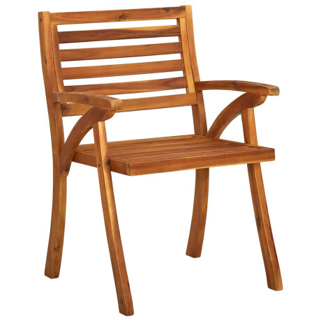 vidaXL Tuinstoelen 2 st met kussens massief acaciahout afbeelding3 - 1