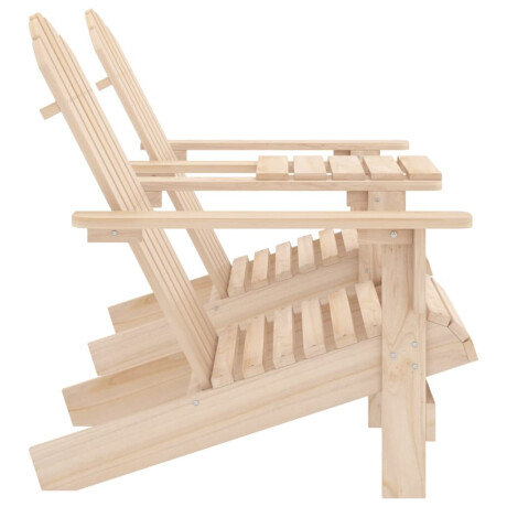 vidaXL Tuinstoelen Adirondack met tafeltje massief vurenhout afbeelding3 - 1