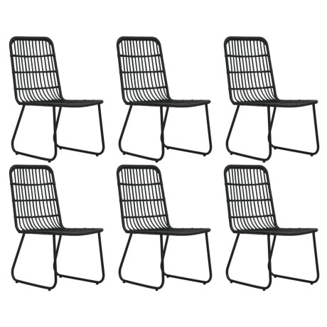 vidaXL 7-delige Tuinset poly rattan en glas afbeelding3 - 1