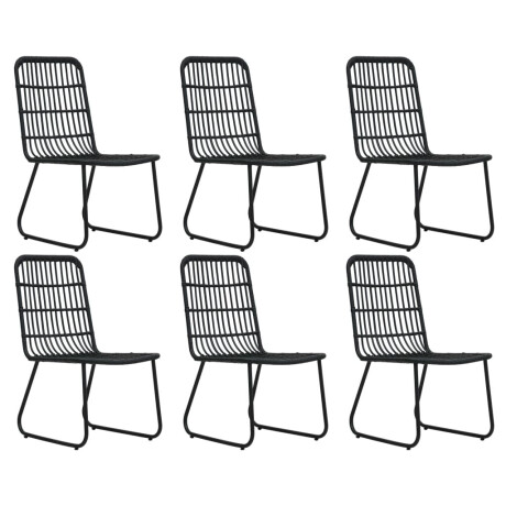 vidaXL 7-delige Tuinset poly rattan en glas afbeelding3 - 1