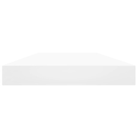 vidaXL Wandschappen 4 st 40x10x1,5 cm bewerkt hout wit afbeelding3 - 1