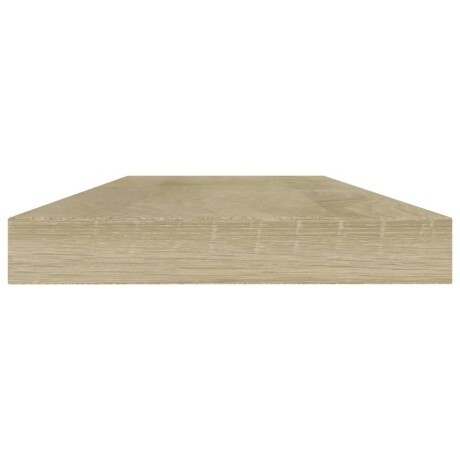 vidaXL Wandschappen 4 st 40x10x1,5 cm bewerkt hout sonoma eikenkleurig afbeelding3 - 1