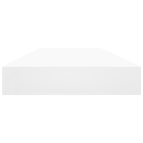 vidaXL Wandschappen 4 st 100x10x1,5 cm spaanplaat wit afbeelding3 - 1