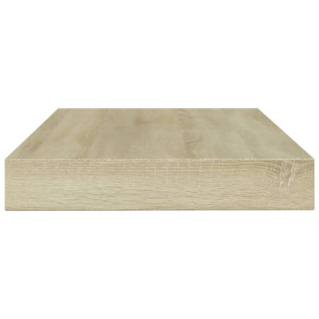vidaXL Wandschappen 4 st 100x10x1,5 cm spaanplaat sonoma eikenkleurig afbeelding3 - 1