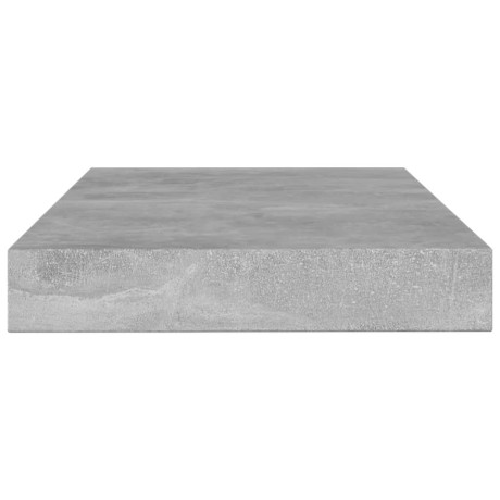 vidaXL Wandschappen 4 st 100x10x1,5 cm spaanplaat betongrijs afbeelding3 - 1