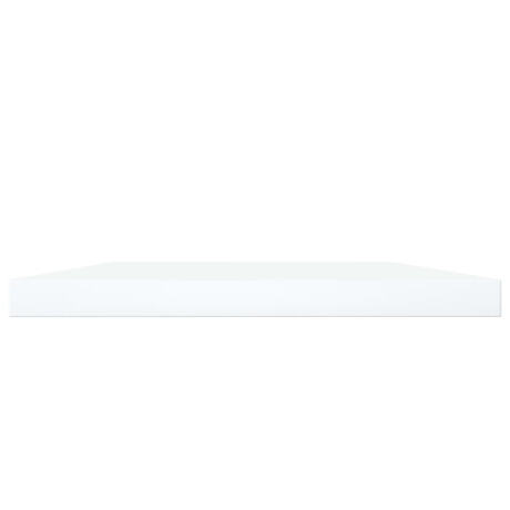 vidaXL Wandschappen 4 st 100x20x1,5 cm bewerkt hout wit afbeelding3 - 1