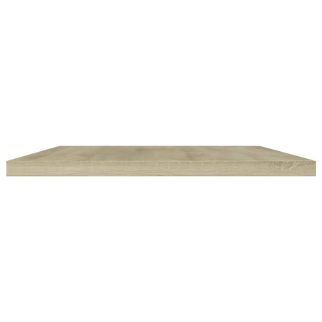 vidaXL Wandschappen 4 st 100x20x1,5 cm spaanplaat sonoma eikenkleurig afbeelding3 - 1