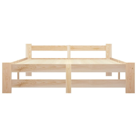 vidaXL Bedframe massief grenenhout 180x200 cm afbeelding3 - 1
