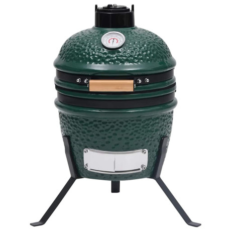 vidaXL Kamado barbecue 56 cm keramiek groen afbeelding3 - 1