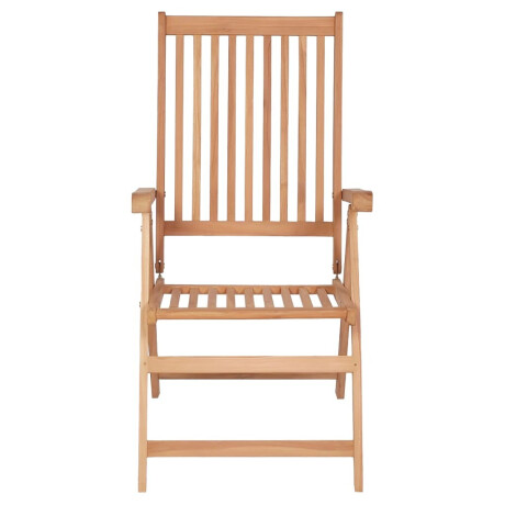 vidaXL Tuinstoelen 4 st verstelbaar massief teakhout afbeelding3 - 1