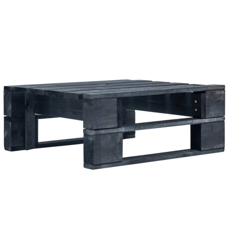 vidaXL 4-delige Loungeset pallet met kussens zwart geïmpregneerd hout afbeelding3 - 1