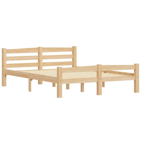 vidaXL Bedframe massief grenenhout 140x200 cm afbeelding3 - 1
