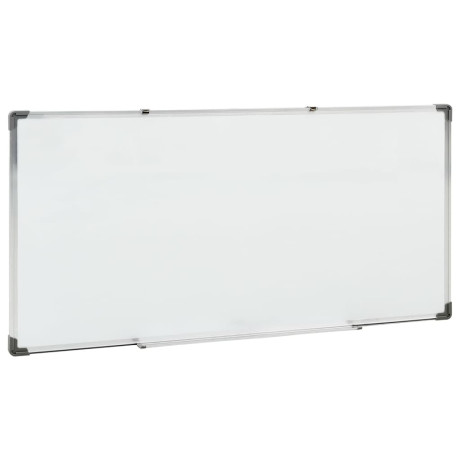 vidaXL Whiteboard magnetisch 110x60 cm staal wit afbeelding3 - 1