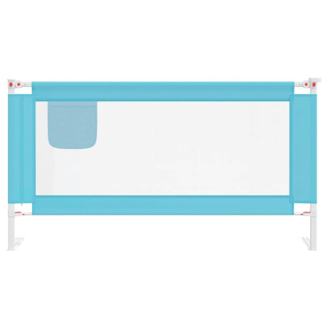 vidaXL Bedhekje peuter 160x25 cm stof blauw afbeelding3 - 1