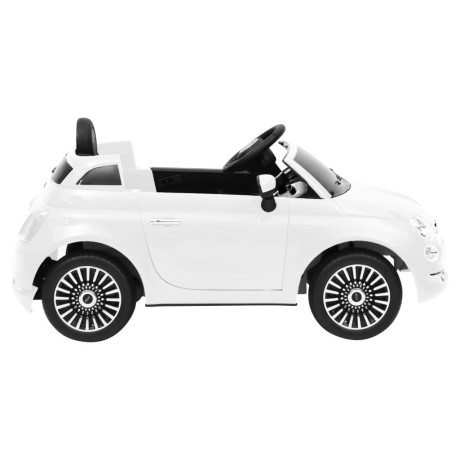 vidaXL Kinderauto Fiat 500 elektrisch wit afbeelding3 - 1