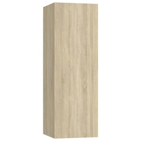 vidaXL Tv-meubels 2 st 30,5x30x90 cm bewerkt hout sonoma eikenkleurig afbeelding3 - 1