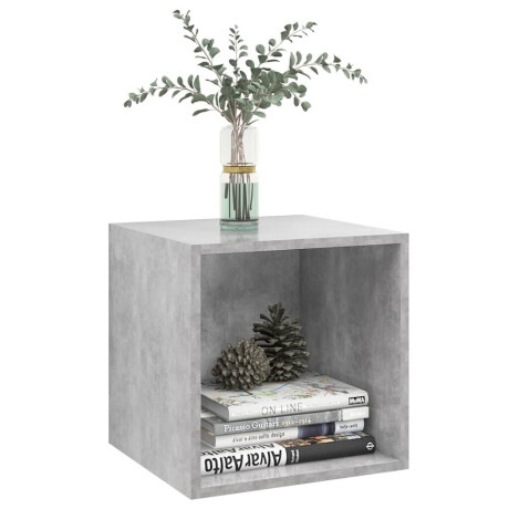 vidaXL Wandkasten 2 st 37x37x37 cm bewerkt hout betongrijs afbeelding3 - 1