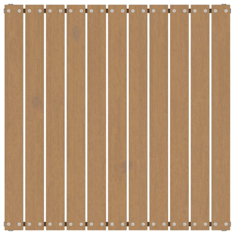 vidaXL Tuinvoetenbank 70x70x30 cm massief grenenhout honingbruin afbeelding3 - 1