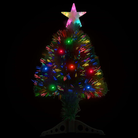 vidaXL Kerstboom met LED en standaard 64 cm glasvezel afbeelding3 - 1