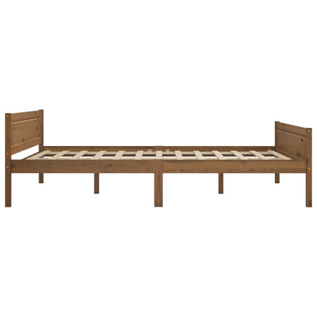 vidaXL Bedframe massief grenenhout honingbruin 120x200 cm afbeelding3 - 1