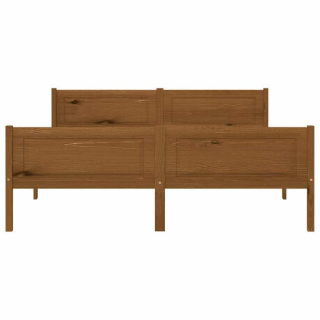 vidaXL Bedframe massief grenenhout honingbruin 140x200 cm afbeelding3 - 1