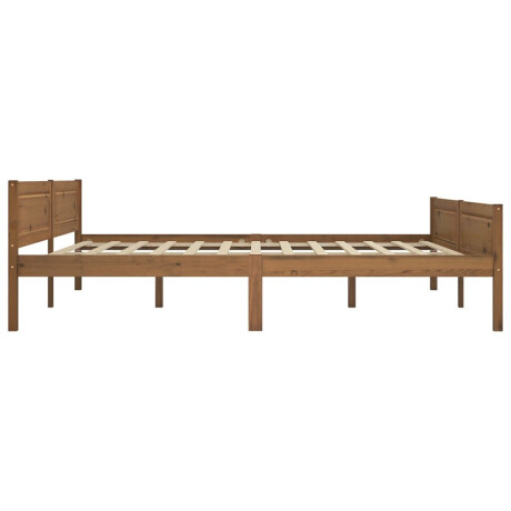 vidaXL Bedframe massief grenenhout honingbruin 180x200 cm afbeelding3 - 1