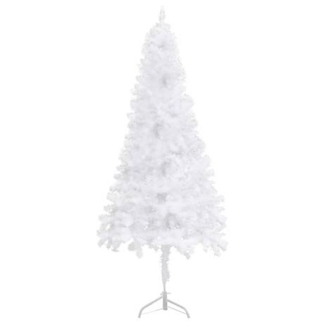 vidaXL Kunstkerstboom hoek 150 cm PVC wit afbeelding3 - 1