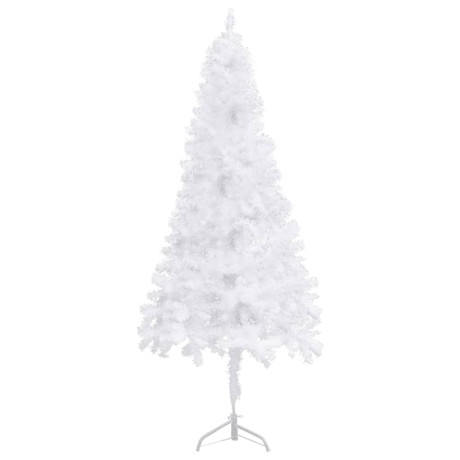 vidaXL Kunstkerstboom hoek 240 cm PVC wit afbeelding3 - 1