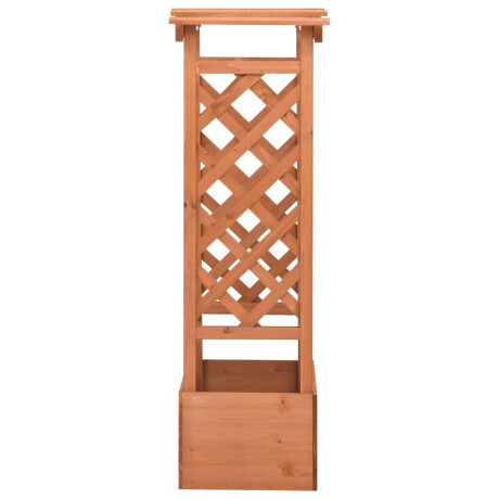 vidaXL Latwerkplantenbak met boog 49x39x117 cm vurenhout afbeelding3 - 1