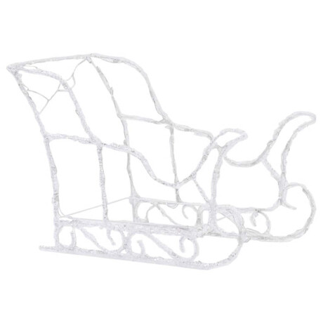 vidaXL Kerstdecoratie rendieren en slee 280x28x55 cm acryl afbeelding3 - 1