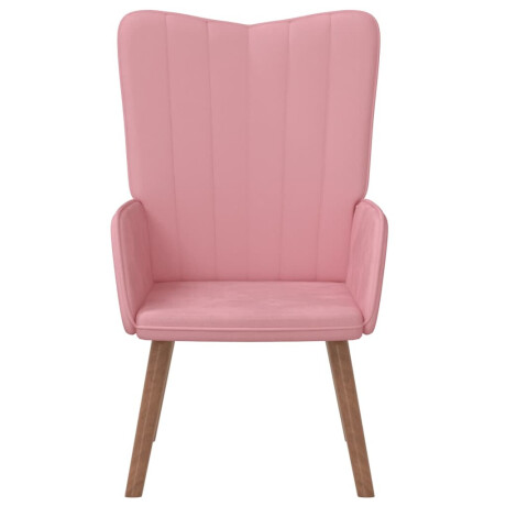 vidaXL Relaxstoel fluweel roze afbeelding3 - 1