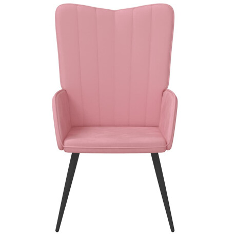 vidaXL Relaxstoel fluweel roze afbeelding3 - 1