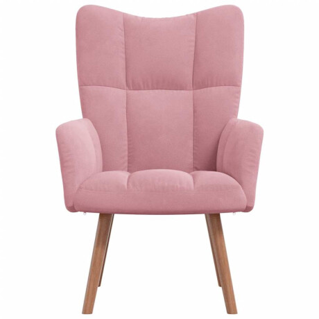 vidaXL Relaxstoel fluweel roze afbeelding3 - 1