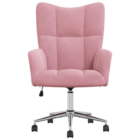 vidaXL Relaxstoel fluweel roze afbeelding3 - 1