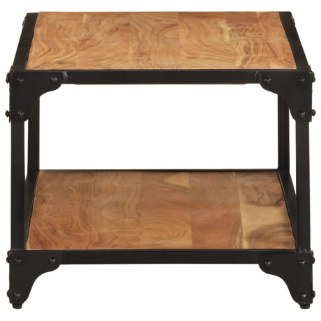vidaXL Salontafel 90x45x35 cm massief acaciahout afbeelding3 - 1