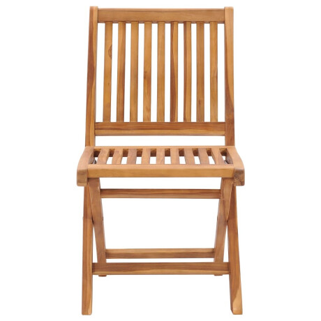 vidaXL Tuinstoelen 4 st inklapbaar massief teakhout afbeelding3 - 1