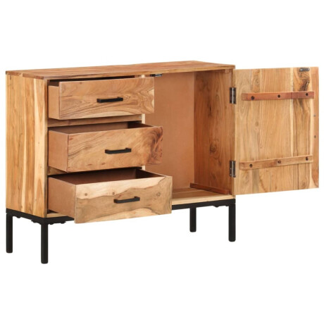 vidaXL Dressoir 88x30x73 cm massief acaciahout afbeelding3 - 1