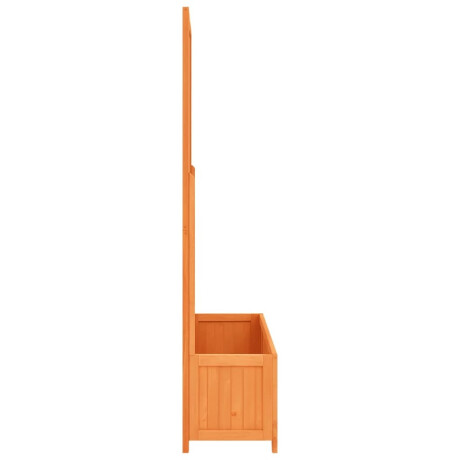 vidaXL Latwerkplantenbak 70x30x135 cm massief vurenhout bruin afbeelding3 - 1