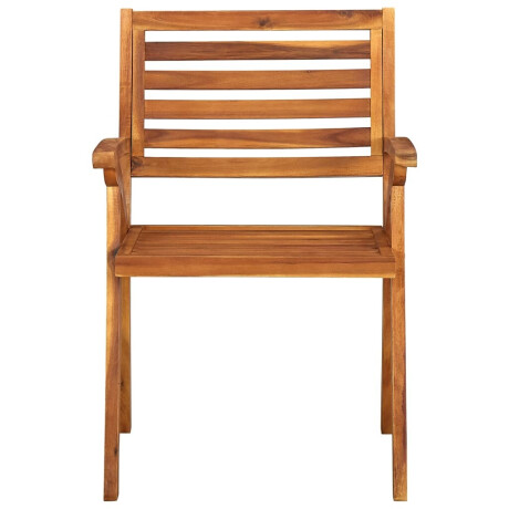 vidaXL Tuinstoelen 6 st massief acaciahout afbeelding3 - 1