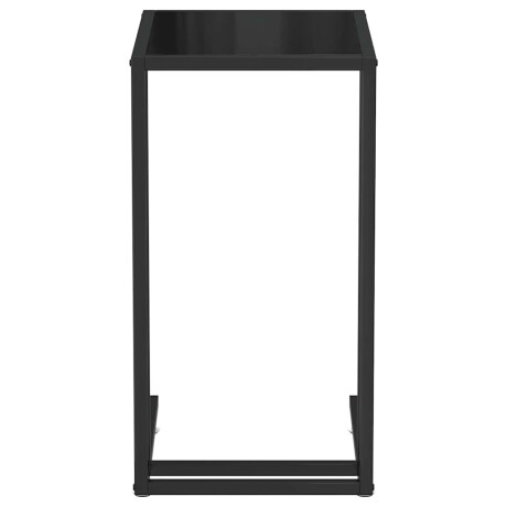 vidaXL Computer bijzettafel 50x35x65 cm gehard glas zwart afbeelding3 - 1