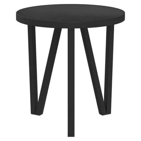 vidaXL Salontafel Ø35 cm MDF zwart afbeelding3 - 1