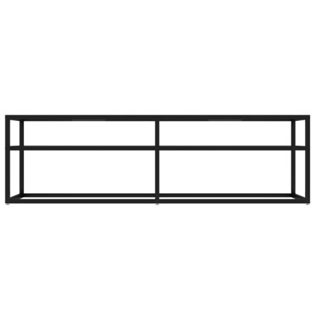 vidaXL Tv-meubel 140x40x40,5 cm gehard glas transparant afbeelding3 - 1